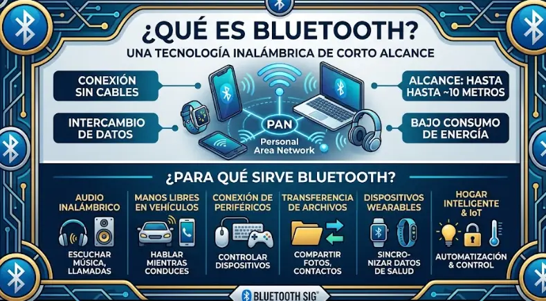 Descubre qué es el Bluetooth, cómo funciona realmente, para qué sirve en el día a día y qué errores evitar. Guía completa y honesta con experiencia real.