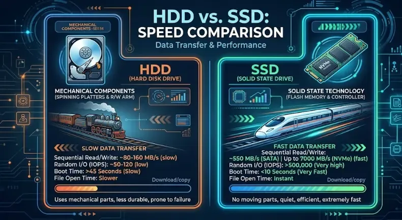 Comparativa de velocidades...