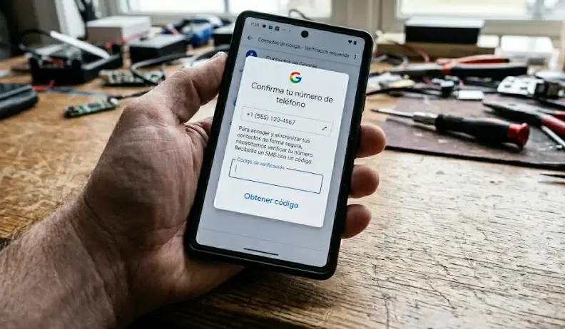 Verificación de contactos en Google Contacts desde ordenador