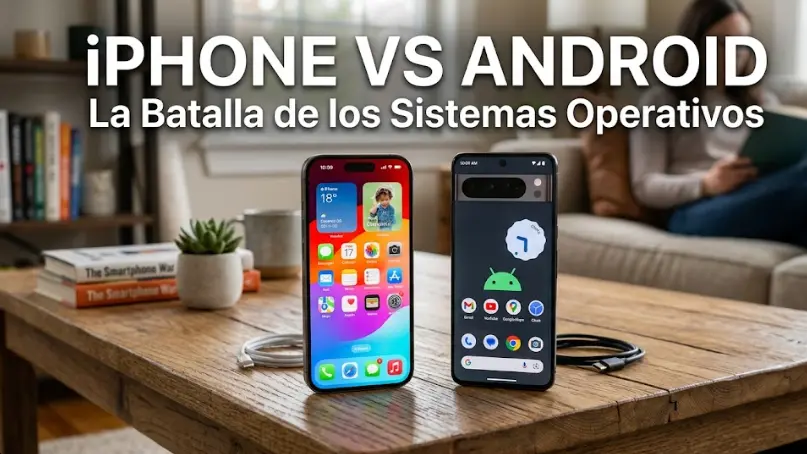¿No sabes si comprar un iPhone o un Android? Te contamos las diferencias reales en precio, facilidad de uso, duración, apps y privacidad. Sin tecnicismos, con experiencias reales.
