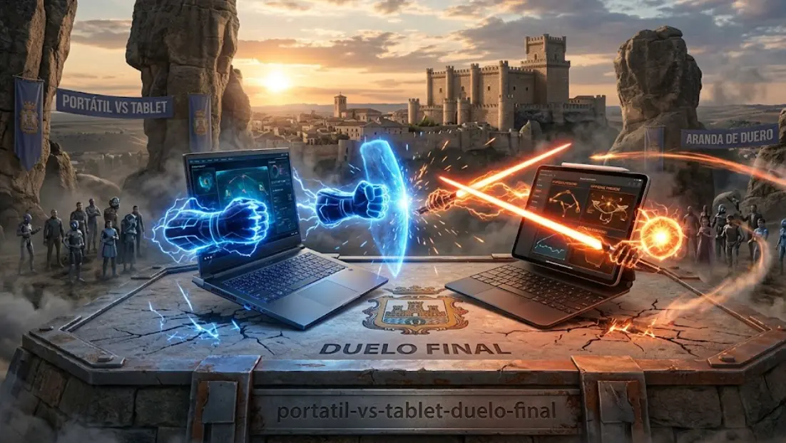 Portátil vs. Tablet en 2026: La guía definitiva que tu productividad (y tu espalda) necesitan